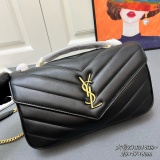 Yves Saint Laurent Classic Knitted Sheepskin Handbag Size: 29 × 17 × 8 CM