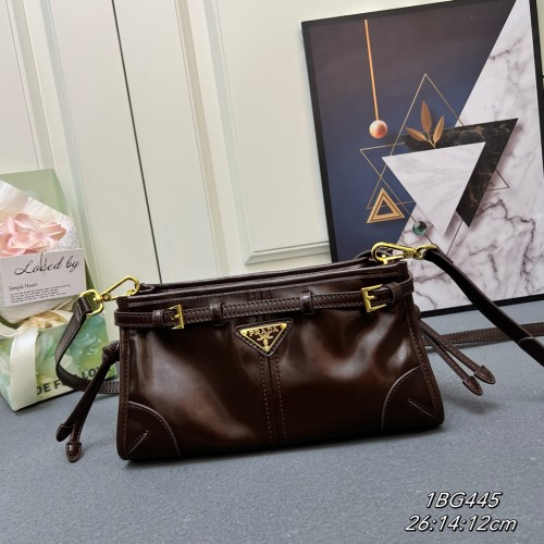 Prada Lus Solf Hand Bag Fashion Messenger Bag Size:26*14*12CM