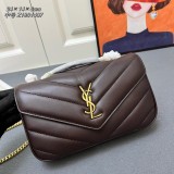 Yves Saint Laurent Classic Collar Flap Sheepskin Handheld Chain Envelope Bag Size: 24 × 14 × 6 CM