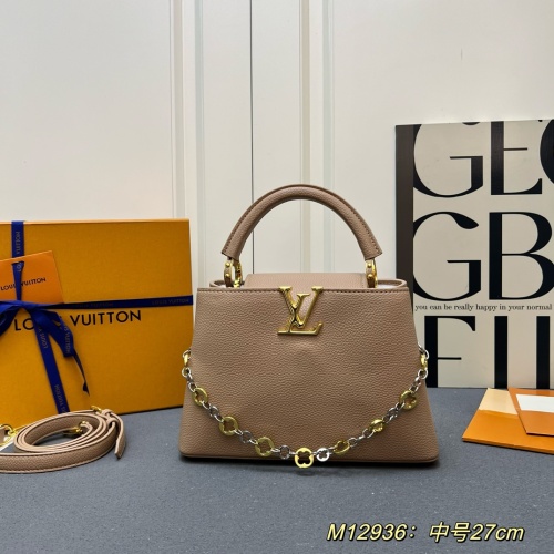 Louis Vuitton Capucines Leather Shoulder Handbag