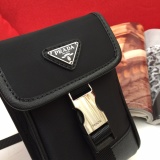 Prada Unisex New Mobile Bag Crossbody Bag Size: 12x19x2.5 CM