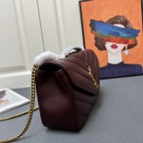 Yves Saint Laurent Classic Knitted Sheepskin Handbag Size: 29 × 17 × 8 CM