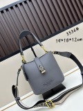 Prada Fashion Elegant Sheepskin Lock Crossbody Bag Handbag Size: 19x18x12 CM