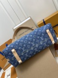 Louis Vuitton New Classic Logo Denim Denim Handbag Shoulder Bag Size:39x30x15 CM