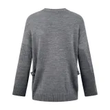 Chanel Personalized Double C-Button Cashmere Loose Knitted Cardigan