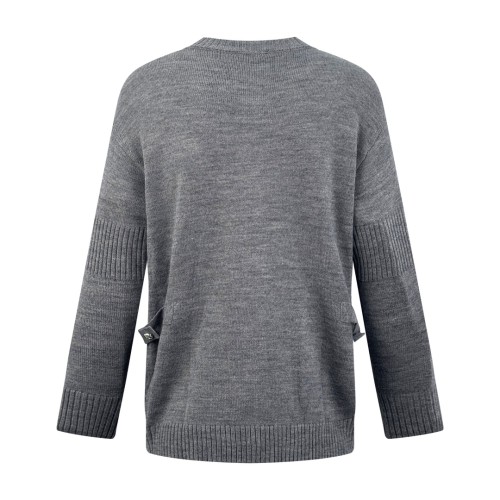 Chanel Personalized Double C-Button Cashmere Loose Knitted Cardigan