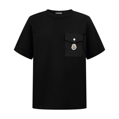 Moncler Classic Logo Pocket Short Sleeve Casual Versatile T-shirt