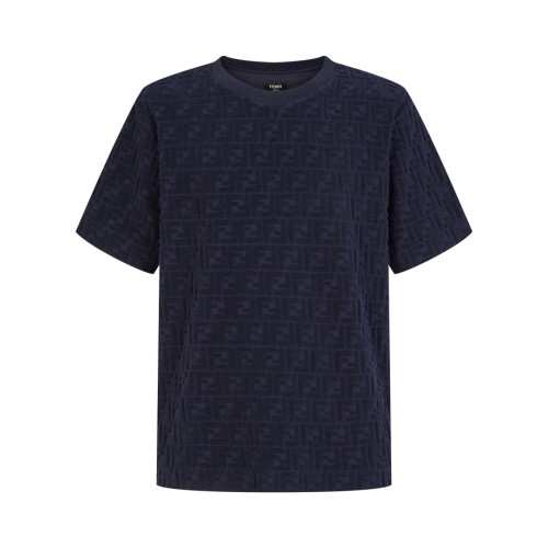 Fendi Classic Double FF Jacquard Casual Short Sleeve