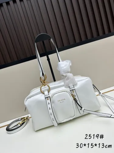 Prada New Retro Oil Wax Leather Shoulder Bag Handbag Size: 30x15x13 CM