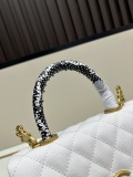 Chanel Classic Coco Handle Double C Chain Crossbody Bag Handbag Size: 22x15x8 CM