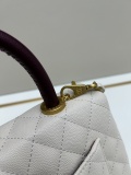 Chanel Classic Coco Handle Double C Chain Crossbody Bag Handbag Size: 22x15x8 CM