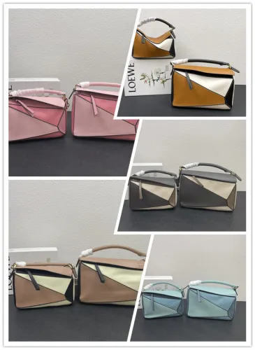 Loewe Puzzle Series Classic Puzzle Leather Handbag Crossbody Bag