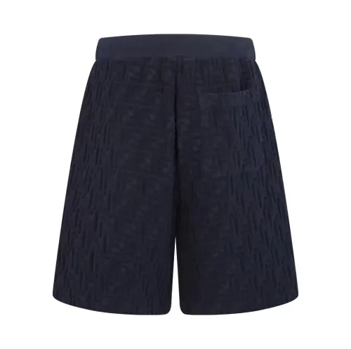 Fendi Classic Double FF Jacquard Casual Shorts