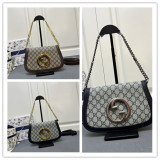 Gucci Retro Double G Flip Postman Bag Chain Bag Shoulder Bag Size: 28x16x4 CM