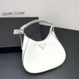 Prada New Classic Leather Underarm Bag Handbag Size: 27x19x5 CM