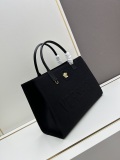 Versace New Embossed 3D Logo Denim Handbag Tote Bag Size: 40x16x29 CM