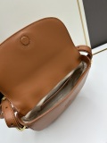 Prada New Classic Leather Double Strap Flip Shoulder Bag Size: 20x16x6 CM