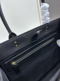Versace New Embossed 3D Logo Denim Handbag Tote Bag Size: 29.5x14.5x24 CM