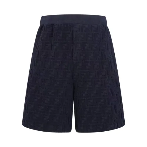 Fendi Classic Double FF Jacquard Casual Shorts