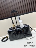 Prada New Retro Oil Wax Leather Shoulder Bag Handbag Size: 30x15x13 CM