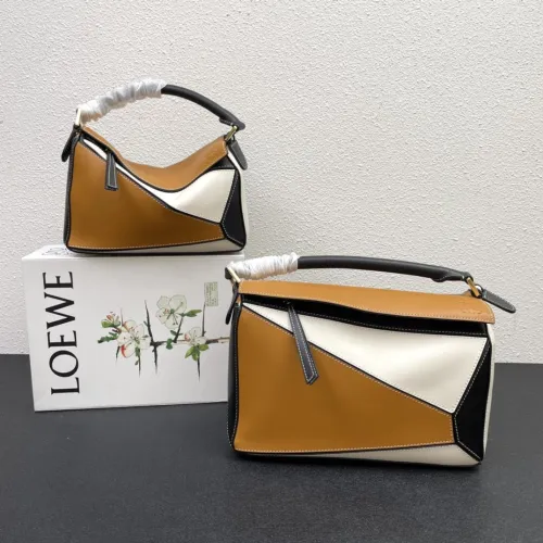 Loewe Puzzle Series Classic Puzzle Leather Handbag Crossbody Bag