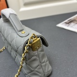 Chanel Classic Double C Retro Flip Sheepskin Handbag Crossbody Bag Size: 24x12 CM