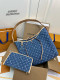 Louis Vuitton New Classic Logo Denim Denim Handbag Shoulder Bag Size:39x30x15 CM
