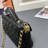 Chanel Classic Double C Retro Flip Sheepskin Handbag Crossbody Bag Size: 24x12 CM