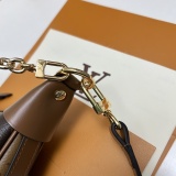 Louis Vuitton New Classic Logo Loop Hobo Handbag Crossbody Bag Size: 38x26x10 CM
