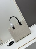 Versace New Embossed 3D Logo Denim Handbag Tote Bag Size: 29.5x14.5x24 CM