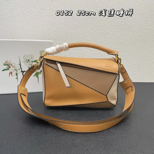 Loewe Puzzle Series Classic Puzzle Leather Handbag Crossbody Bag Size: 24 CM
