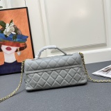Chanel Classic Double C Retro Flip Sheepskin Handbag Crossbody Bag Size: 24x12 CM