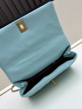 Chanel Classic Coco Handle Double C Chain Crossbody Bag Handbag Size: 22x15x8 CM