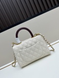 Chanel Classic Coco Handle Double C Chain Crossbody Bag Handbag Size: 22x15x8 CM