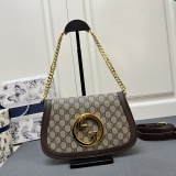 Gucci Retro Double G Flip Postman Bag Chain Bag Shoulder Bag Size: 28x16x4 CM
