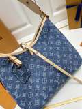Louis Vuitton New Classic Logo Denim Denim Handbag Shoulder Bag Size: 29x12x24 CM