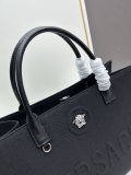 Versace New Embossed 3D Logo Denim Handbag Tote Bag Size: 40x16x29 CM