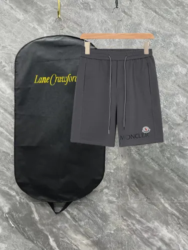Moncler Classic Logo Printed Casual Pants Couple Versatile Loose Sports Shorts