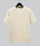 Louis Vuitton New Embroidered Logo Checkered Woolen Loop Cloth Round Neck Short Sleeve T-shirt