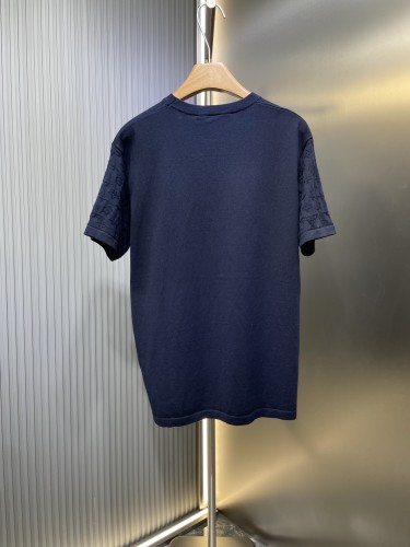 Louis Vuitton New Fashion Jacquard Embossed Knitted Short Sleeve