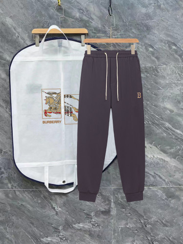 Burberry Classic Embroidered Speed Drying Ice Silk Pants Casual Pants