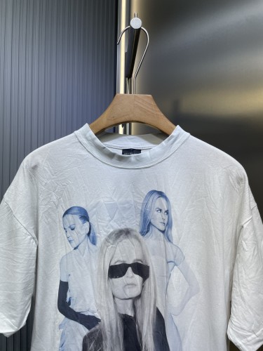 Balenciaga Fashion Printed Short Sleeve Casual Versatile T-shirt