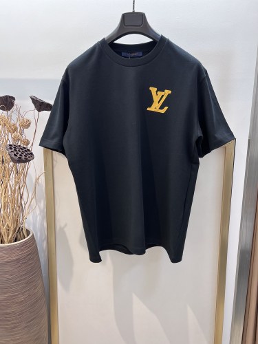 Louis Vuitton New 3D Logo T-shirt Couple Casual Loose Short Sleeves