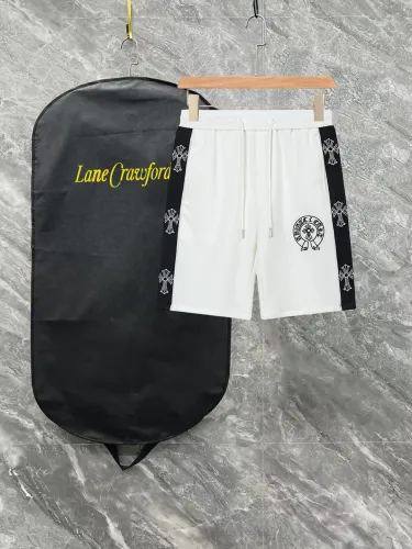 Chrome Hearts Classic Embroidered Casual Pants Unisex Versatile Loose Sports Shorts