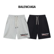 Balenciaga Unisex Spring/Summer New Classic Logo Printed Casual Shorts