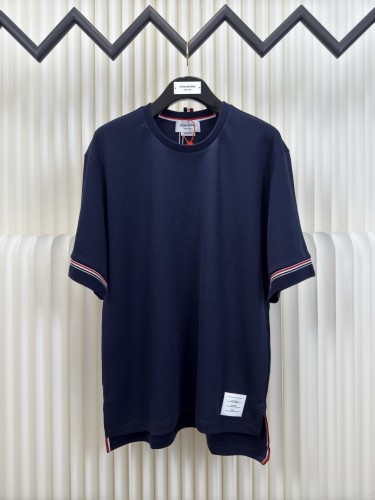 Thom Browne Classic Simple Casual Versatile Short Sleeve T-shirt