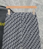 Dior Unisex Spring/Summer New Classic Full Logo Drawstring Casual Shorts