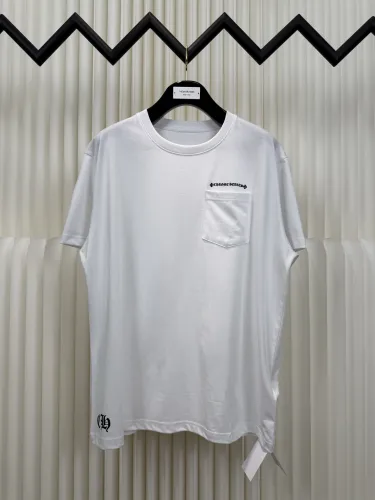 Chrome Hearts Classic Starry Sky Cross Printed Short Sleeve Couple's Casual Versatile T-shirt