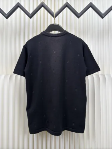Louis Vuitton Classic Full Embroidered Logo Knitted Casual Short Sleeve