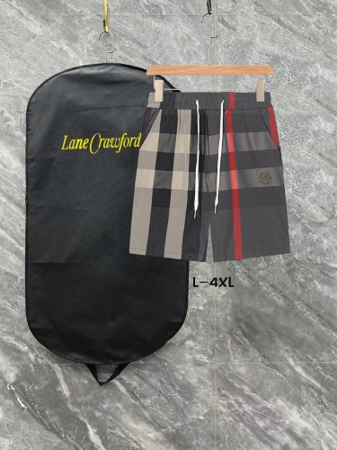 Burberry New Couple Classic Checkered Casual Versatile Shorts